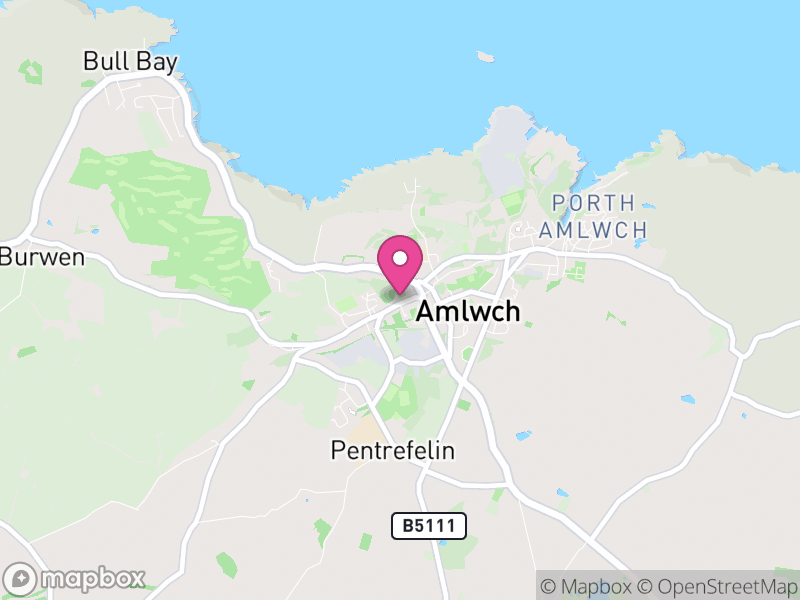 Map of Almwch