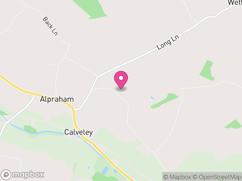 Map of Alpraham and Calveley, Cheshire East