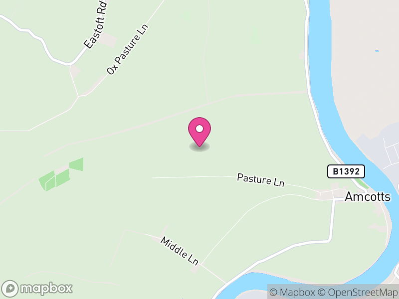 Map of Amcotts, North Lincolnshire