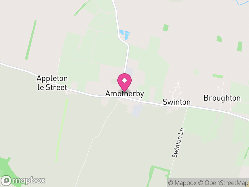 Map of Amotherby, North Yorkshire
