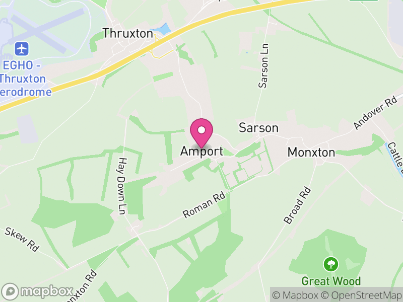 Map of Amport, Test Valley