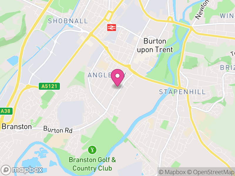 Map of Anglesey, East Staffordshire