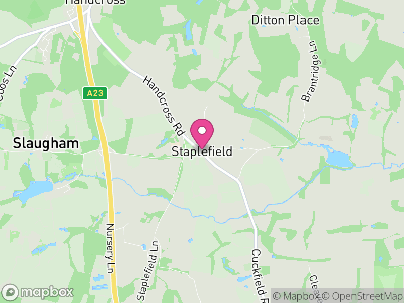 Map of Ansty and Staplefield, Mid Sussex