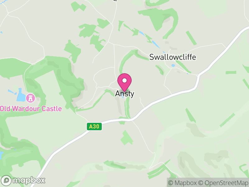 Map of Ansty, Wiltshire