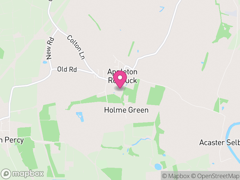 Map of Appleton Roebuck, North Yorkshire