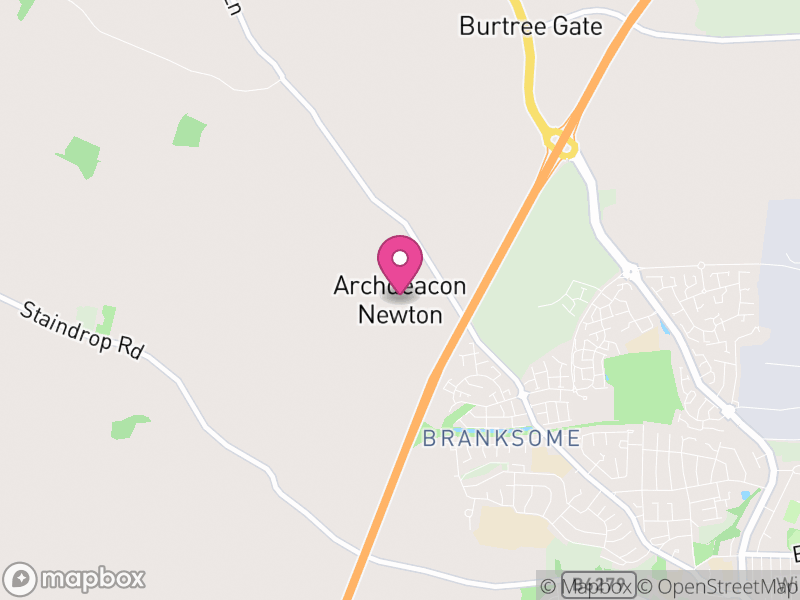 Map of Archdeacon Newton, Darlington