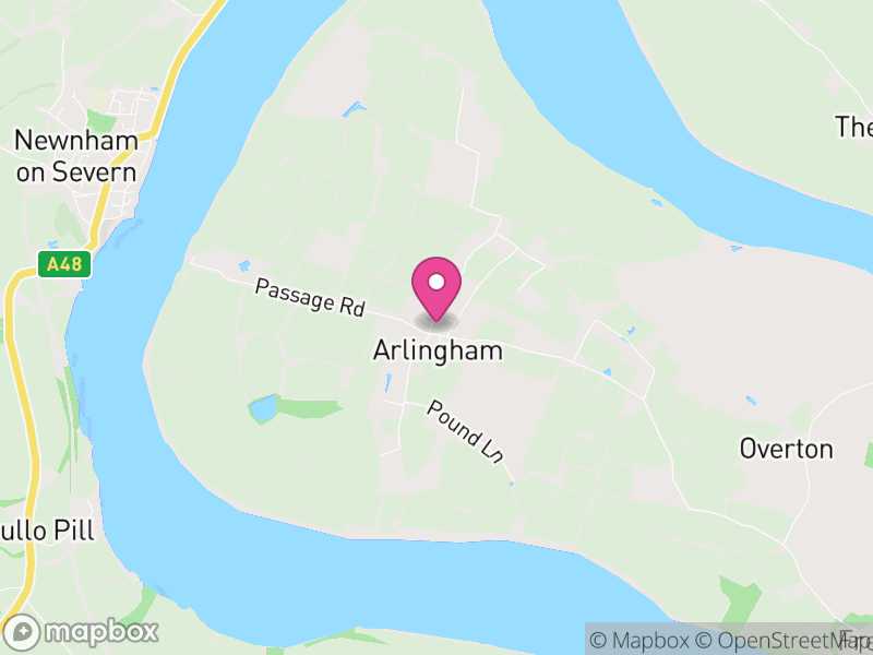 Map of Arlingham, Stroud