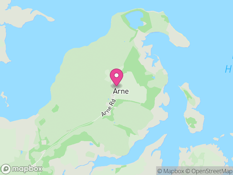 Map of Arne, Dorset
