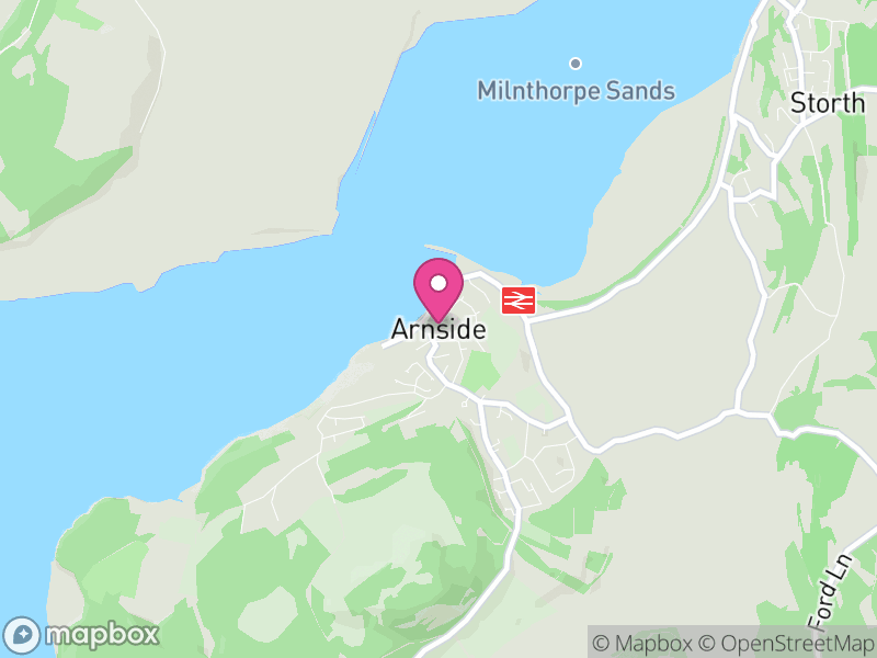 Map of Arnside, Westmorland and Furness