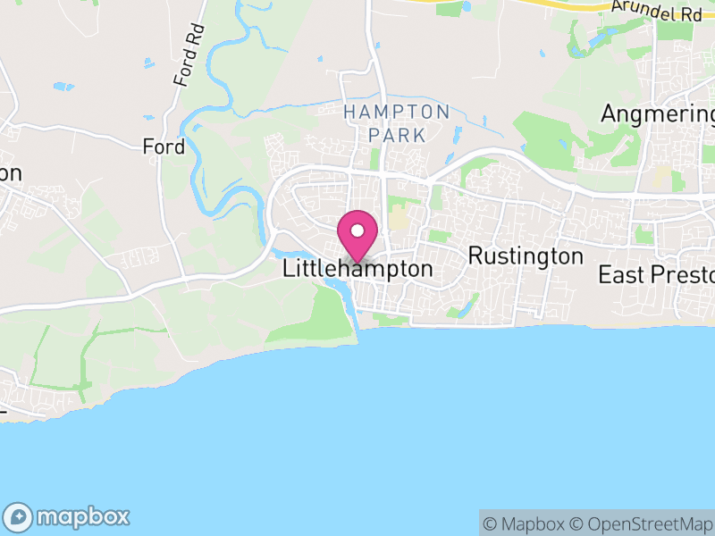 Map of Arun, West Sussex