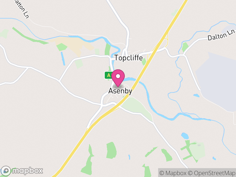 Map of Asenby, North Yorkshire