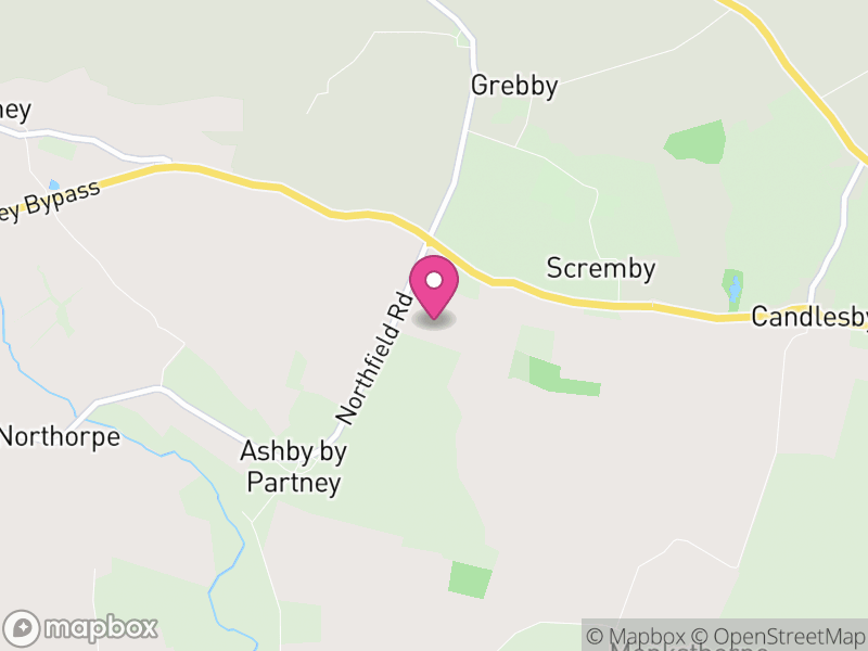 Map of Ashby with Scremby, East Lindsey