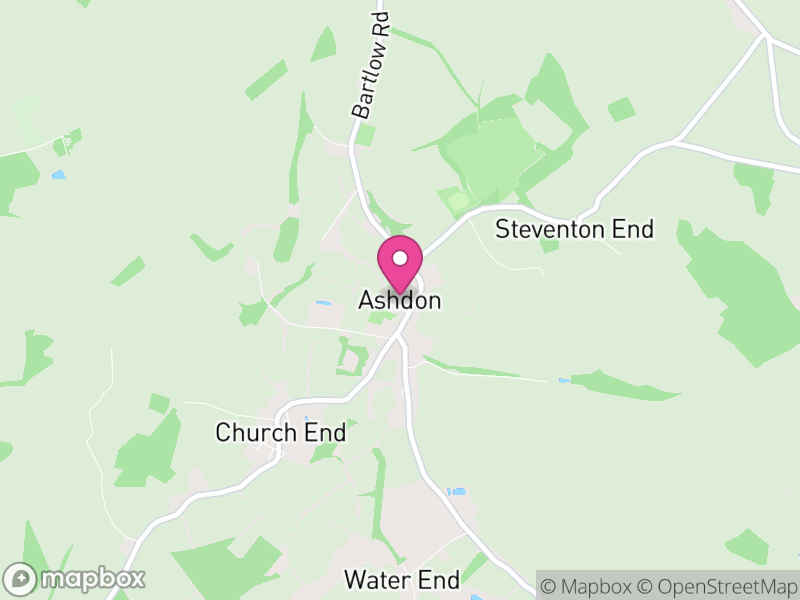 Map of Ashdon, Uttlesford