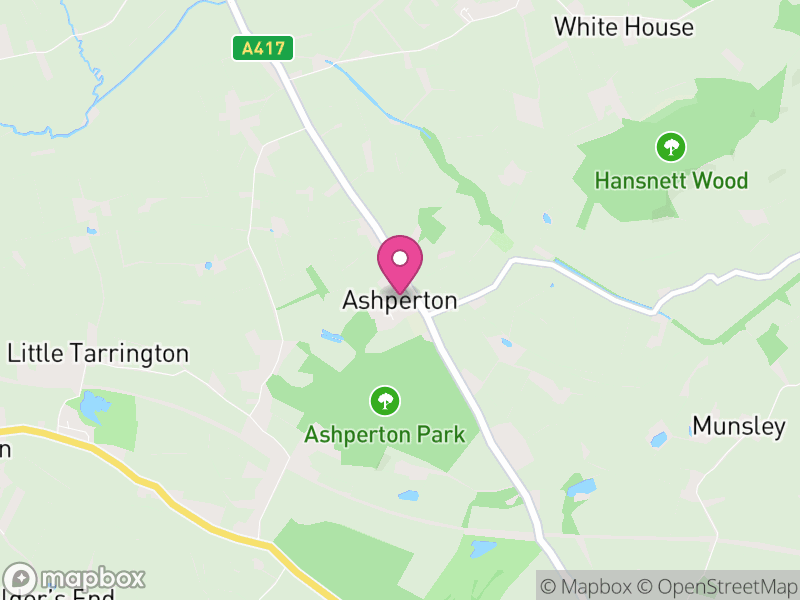 Map of Ashperton, Herefordshire