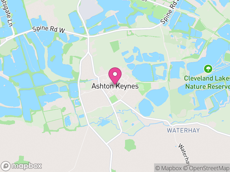 Map of Ashton Keynes, Wiltshire