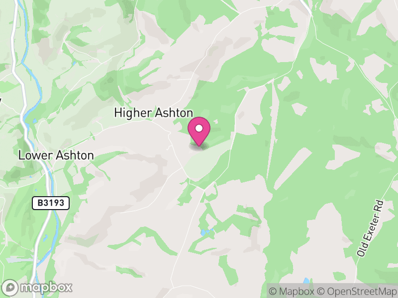 Map of Ashton, Teignbridge