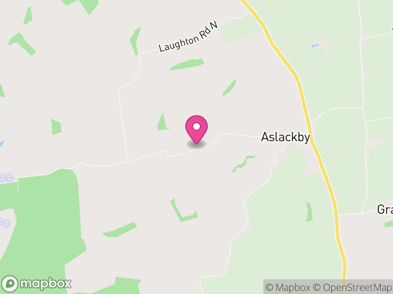 Map of Aslackby and Laughton, South Kesteven