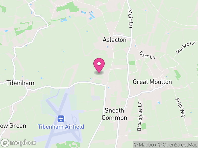 Map of Aslacton, South Norfolk