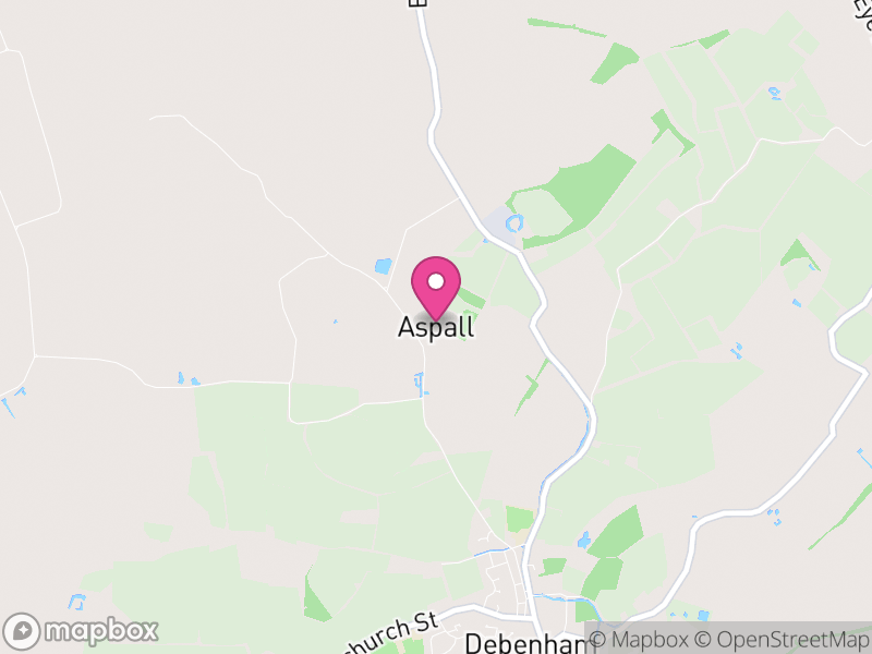 Map of Aspall, Mid Suffolk