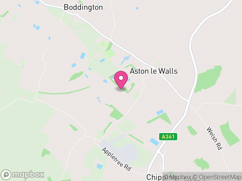 Map of Aston le Walls, West Northamptonshire