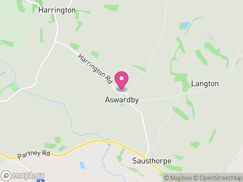 Map of Aswardby, East Lindsey