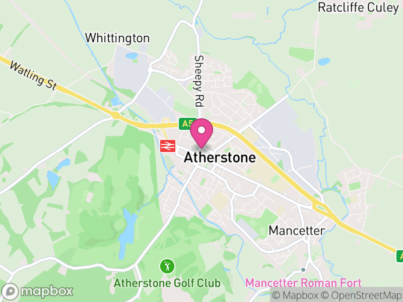 Map of Atherstone