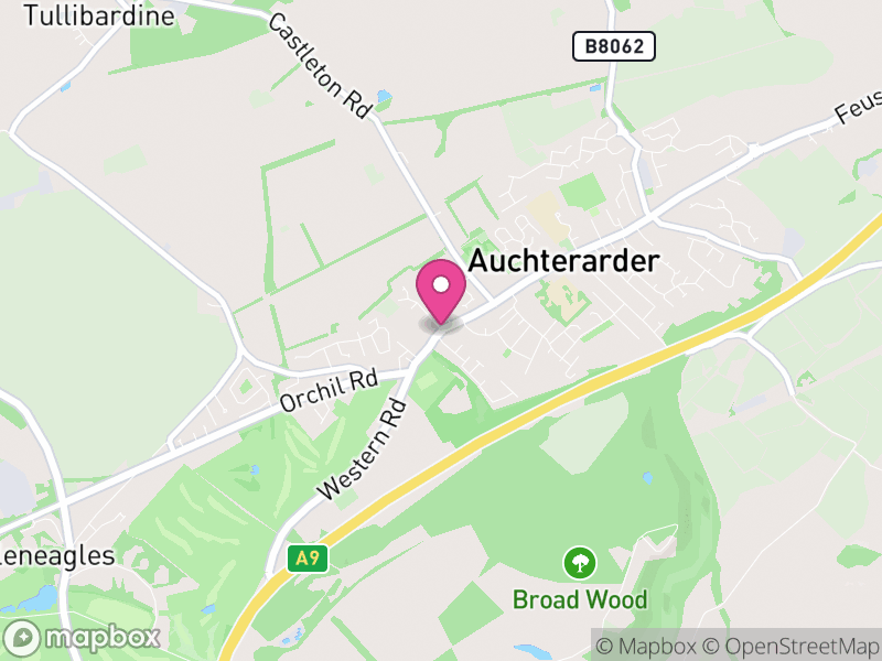 Map of Auchterarder