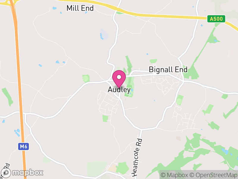 Map of Audley Rural, Newcastle-under-Lyme