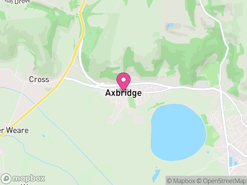 Map of Axbridge, Somerset
