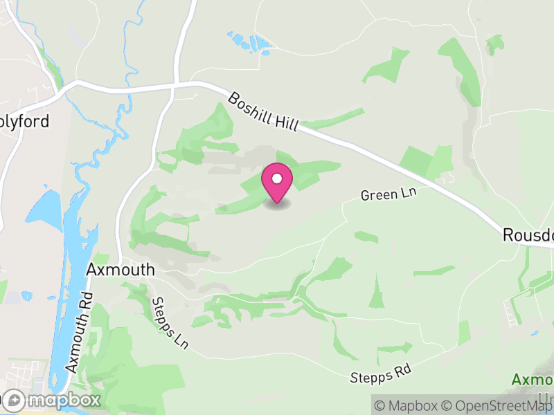 Map of Axmouth, East Devon