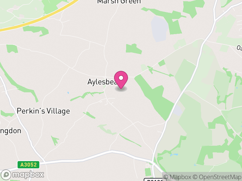 Map of Aylesbeare, East Devon