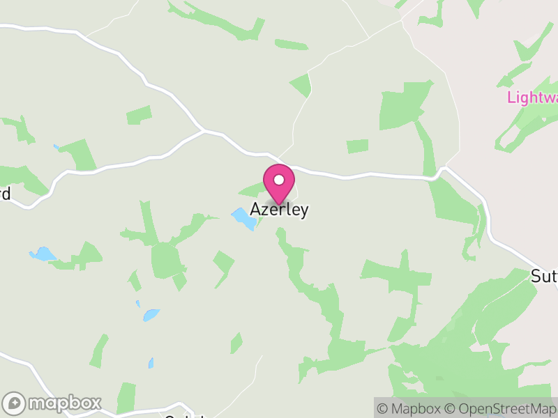 Map of Azerley, North Yorkshire