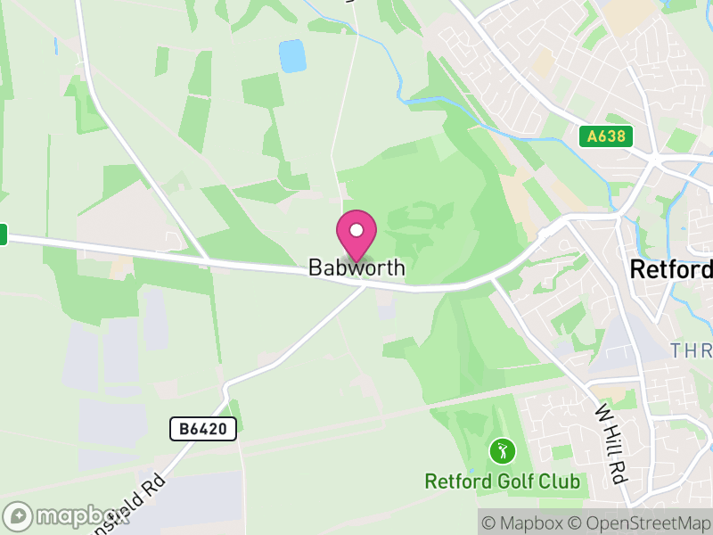 Map of Babworth, Bassetlaw