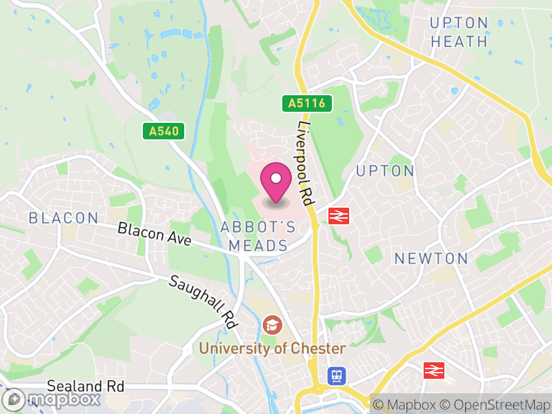 Map of Bache, Cheshire West and Chester