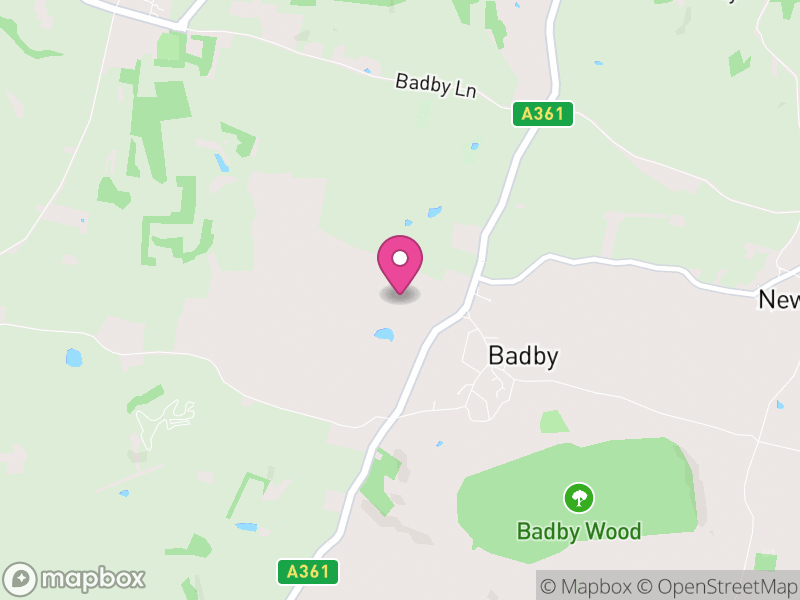 Map of Badby, West Northamptonshire