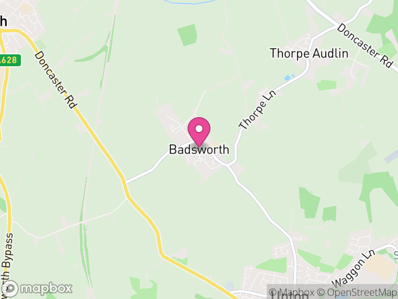 Map of Badsworth, Wakefield