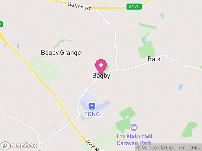 Map of Bagby, North Yorkshire