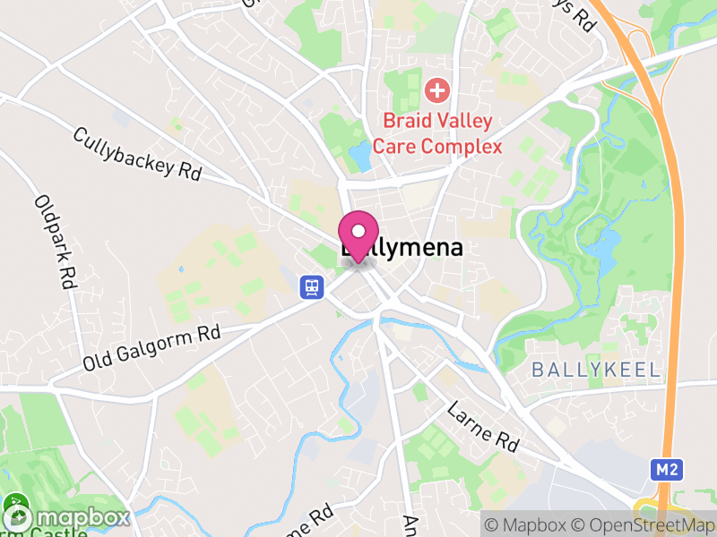 Map of Ballymena