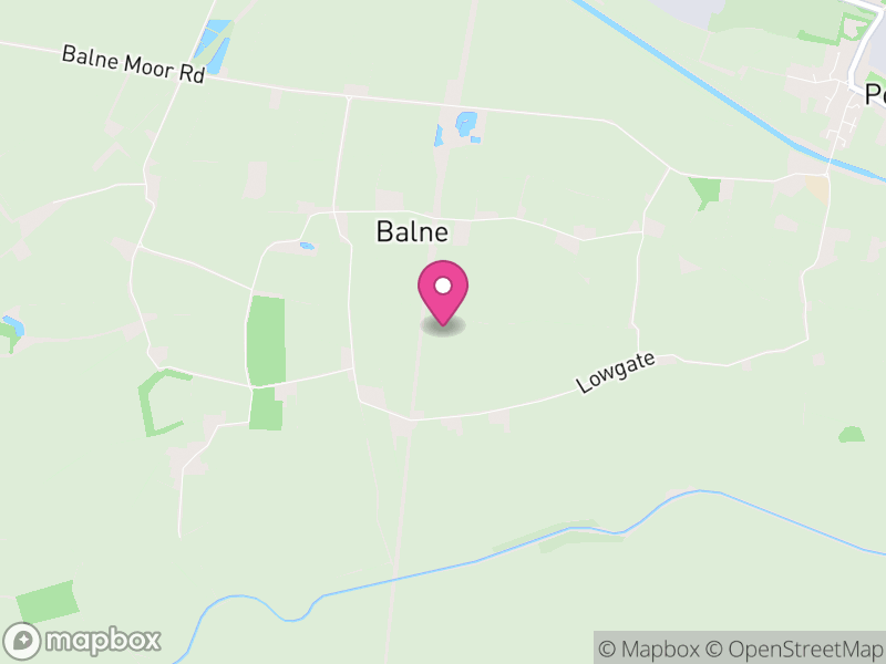 Map of Balne, North Yorkshire