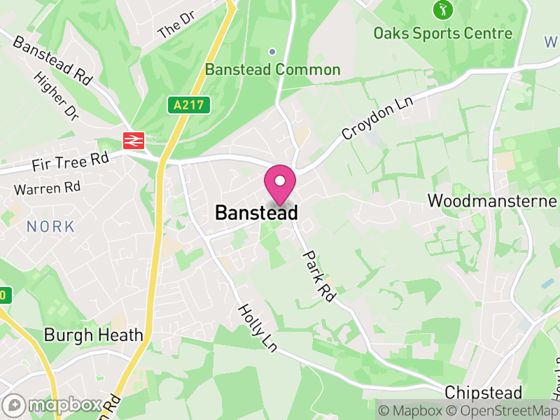 Map of Banstead