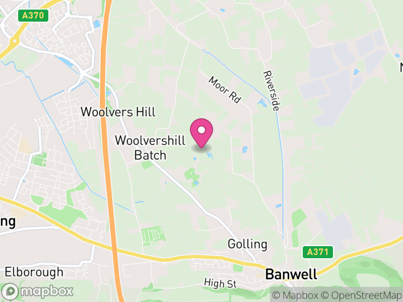 Map of Banwell, North Somerset