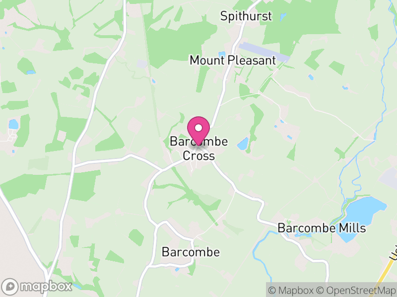 Map of Barcombe, Lewes