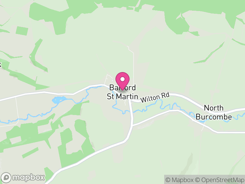 Map of Barford St. Martin, Wiltshire