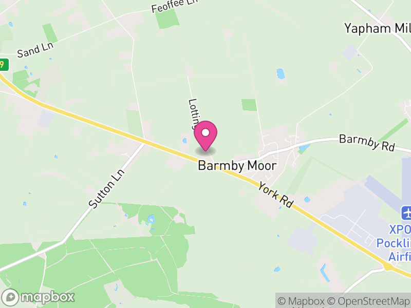 Map of Barmby Moor, East Riding of Yorkshire