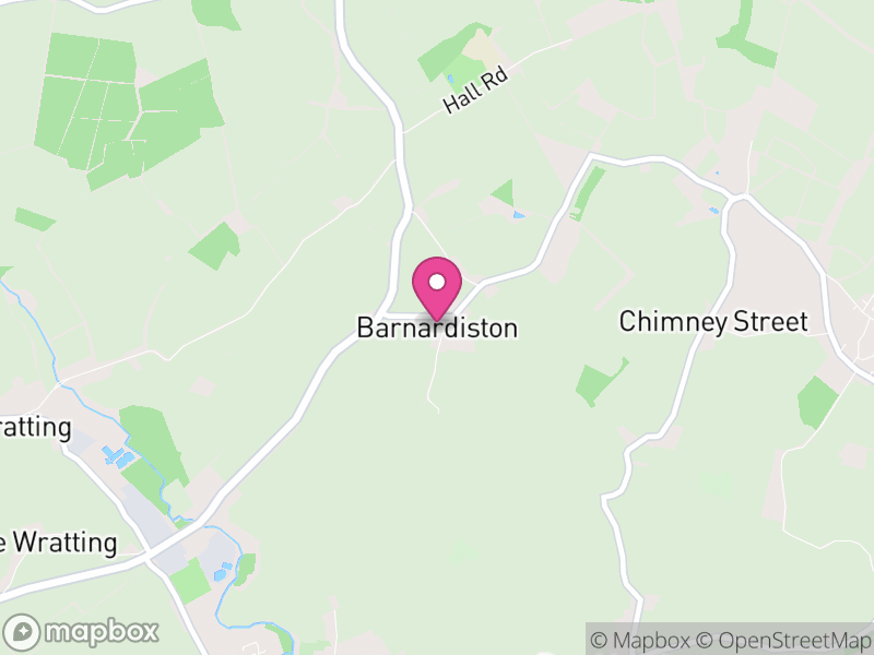 Map of Barnardiston, West Suffolk