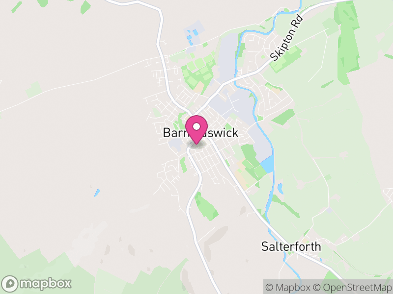 Map of Barnoldswick, Pendle