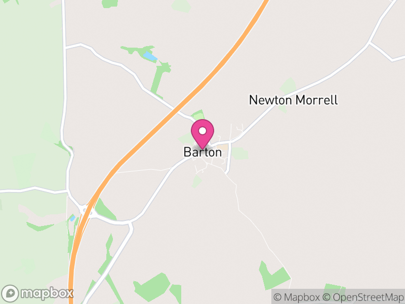Map of Barton, North Yorkshire