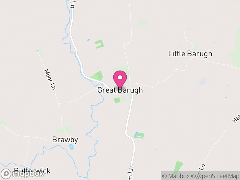 Map of Barugh (Great and Little), North Yorkshire