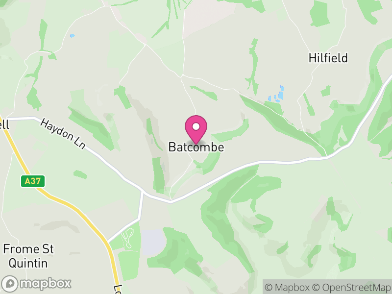 Map of Batcombe, Dorset