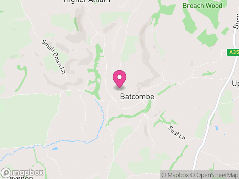 Map of Batcombe, Somerset